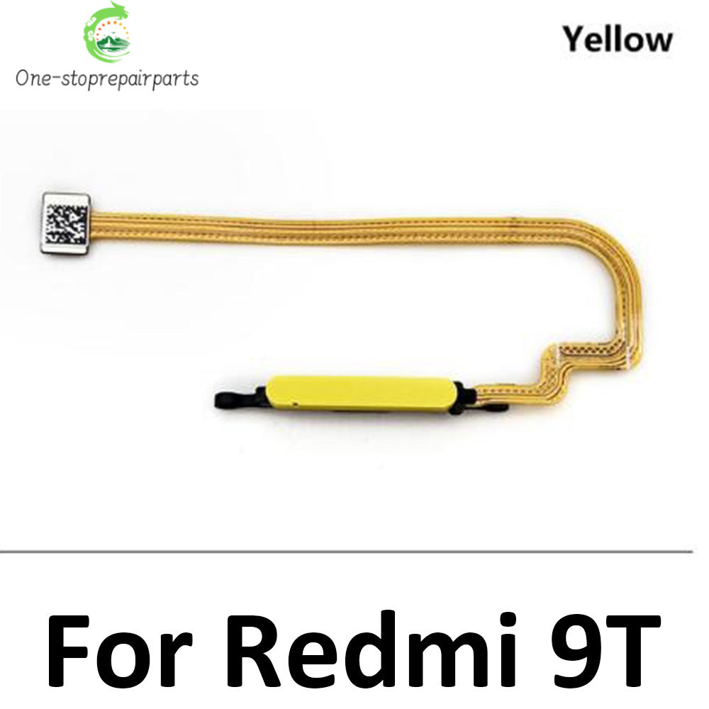 New Fingerprint For Xiaom Redmi 9C 9T 9 10C 10 Prime Home Button Fingerprint Menu Return Key Recognition Sensor Flex Cable Redmi phone repair parts