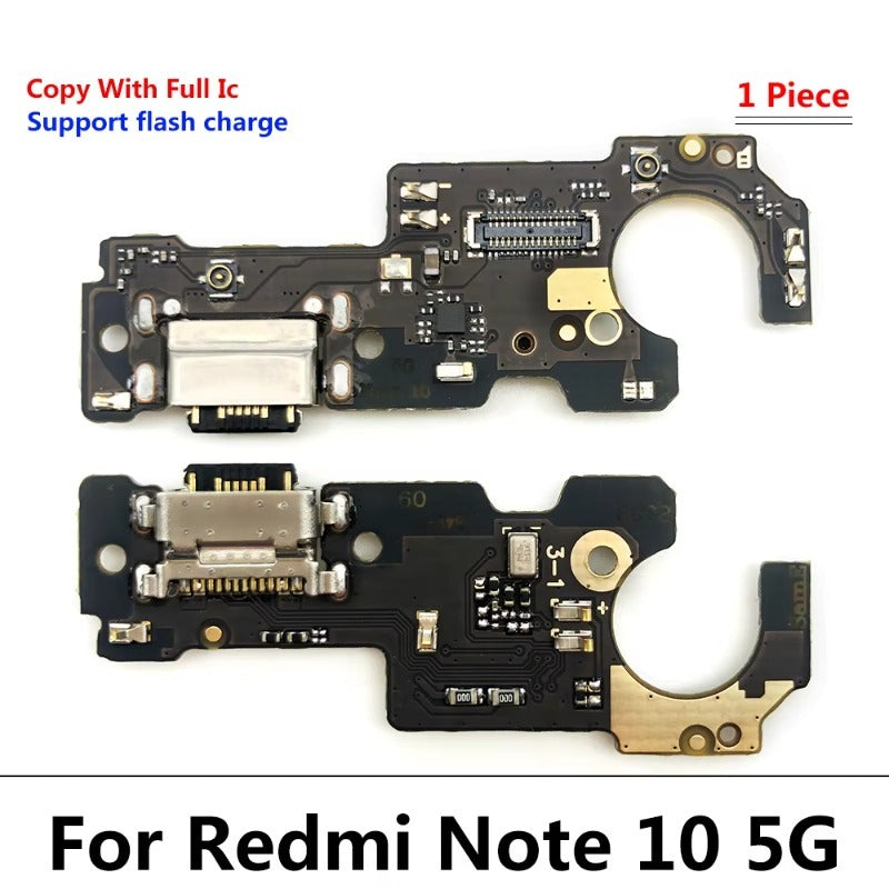10Pcs USB Charge Port Dock Connector Charging Board Flex Cable For Xiaomi Poco X3 Pro M3 Redmi Note 7 8 8T 9S 9 10 10s Pro 9C 9A  Xiaomi  Xiao mi phone repair parts