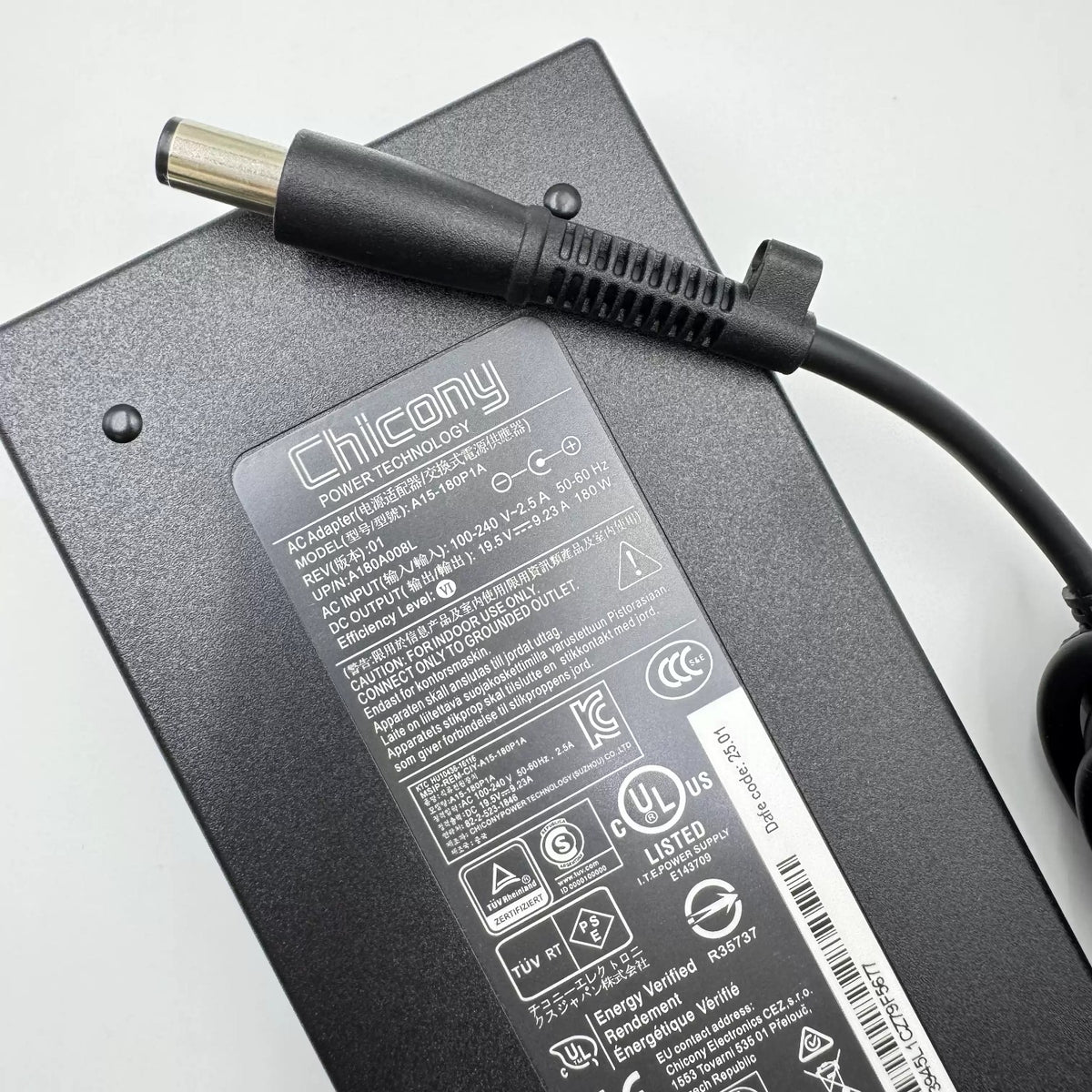 Genuine Chicony Power Supply Adapter 180W 20V 9A Model A15-180P1A 19.5V 9.23A power adapter MSI laptop repair parts Asus laptop repair parts