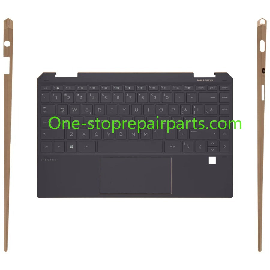 Cover case for HP Spectre X360 13-AW 13T-AW  TPN-Q225 lcd back housing bezel upper topcase palmrtest keyboard touchpad lower bottom hing cover HP laptop repair parts