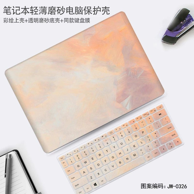 Oil painting wind protective case for Huawei 11 "12" 13 "14" 15 "16" matebook 14 MateBook XPro 16S 13S MateBook D14/SE Honor MagicBook X 15 16 protective case, notebook case film Laptop accessories