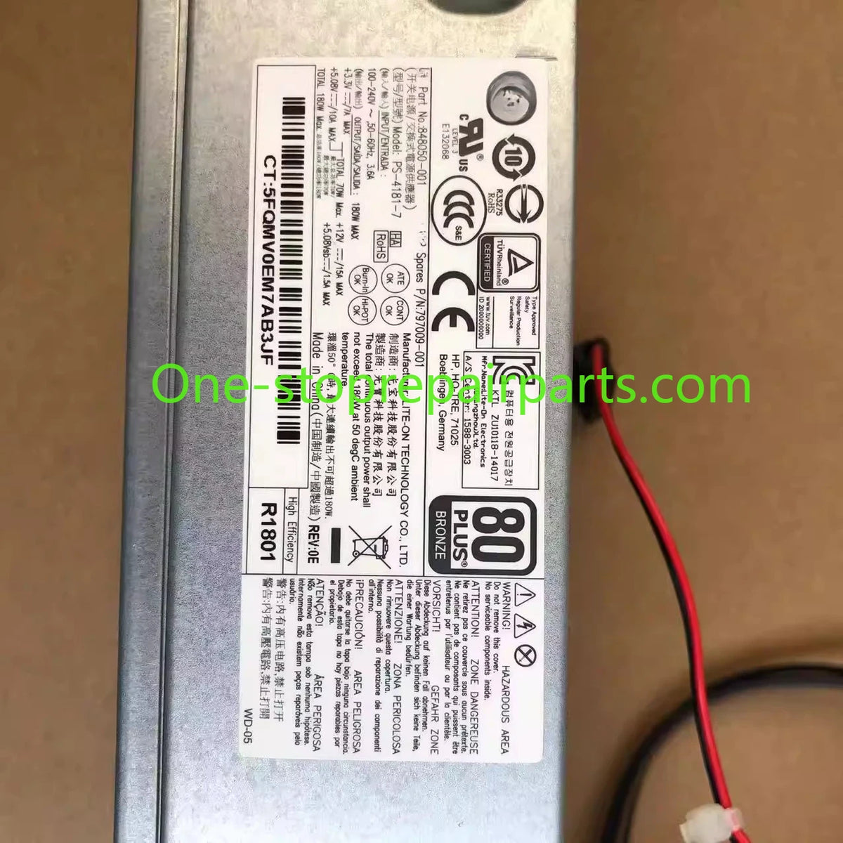 Power adapter supply for HP PS-4181-7 DPS-180AB-20A 180W Power Supply 848050-003 797009-001 HP laptop repair parts