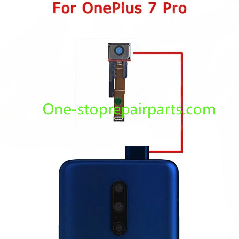 Big Facing Selfie Front Backside Camera Module For Oneplus 7 Pro 1+ 7T 5G One Plus Back View Rear Camera Spare Parts Flex Cable OnePlus phone repair parts