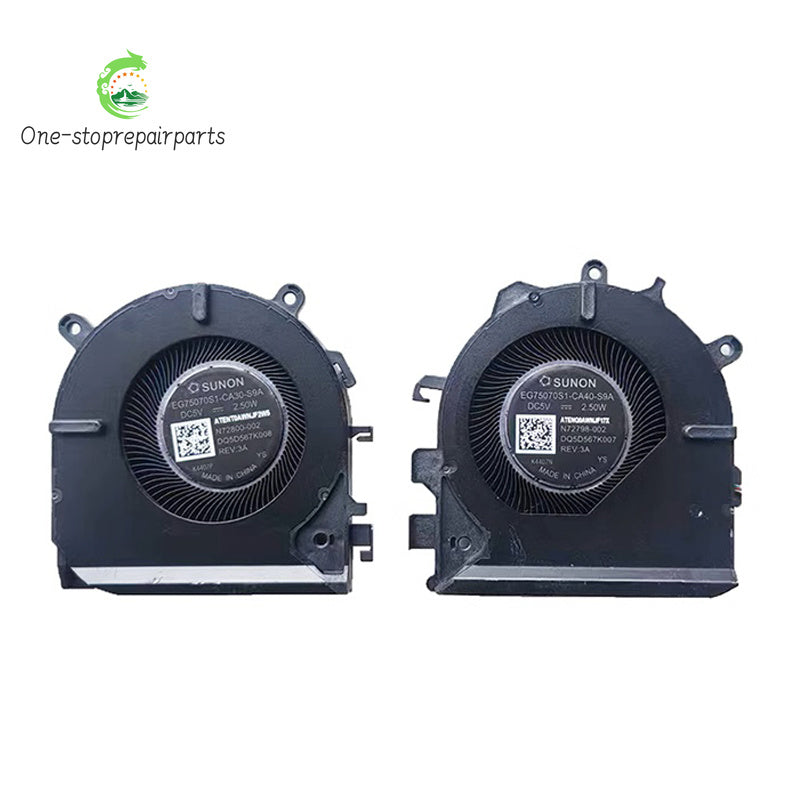 New Original Laptop CPU GPU Cooling Fan For HP ZBook Power 16 G11 N72799 P04001-001 HP laptop repair parts