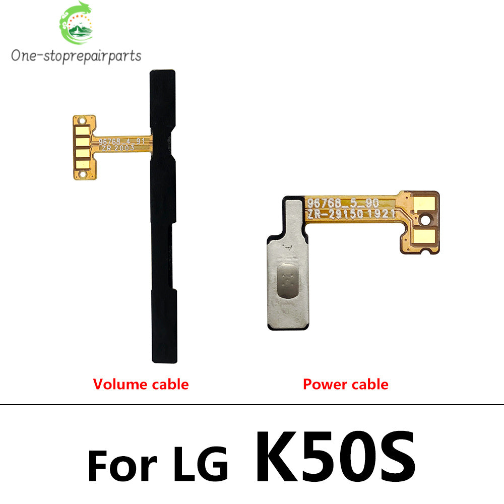 Power Flex Cable ON OFF Switch Button Flex Cable For LG K22 K50s k51 k51s K40 K40s K41s K61 K42 K52 K62 K12 Plus Replacement   LG phone repair parts