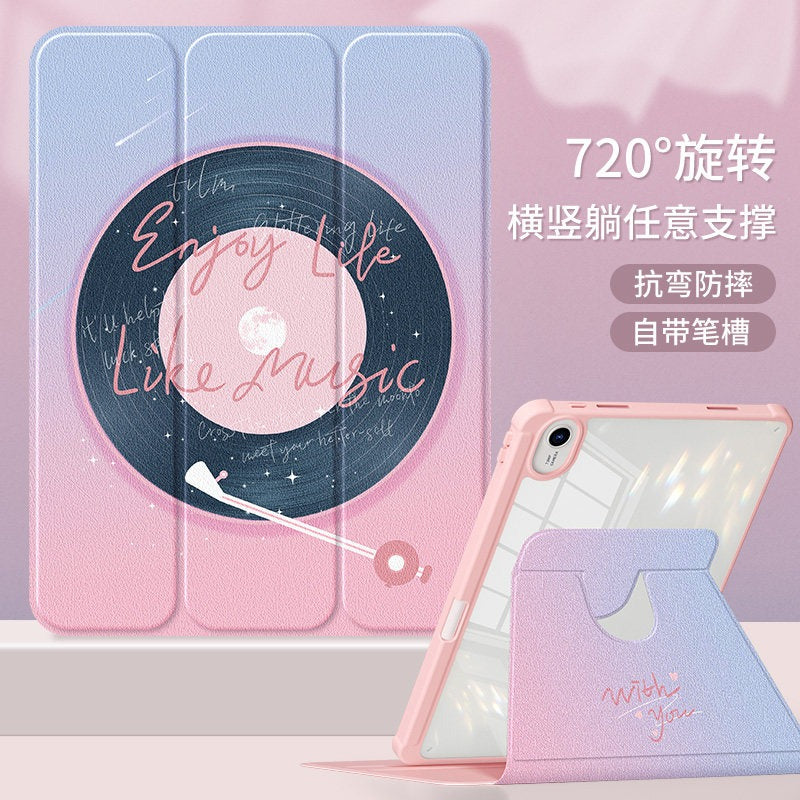 For Huawei matepadair protective case matepad11 flat case 2023 new matepadpro10.8 anti-bend 11.5 inch se acrylic 10.4 all-inclusive anti-drop Tablet Accessories