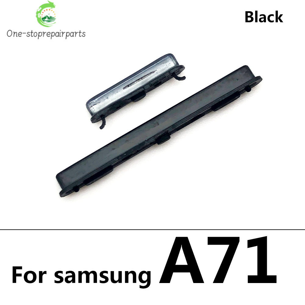 10Pcs/Lot, SIde Volume Button Power ON / OFF Buttton Key Set For Samsung A31 A315F A51 A515F A70 A705F A71 A71 Replacement Part Samsung phone repair parts