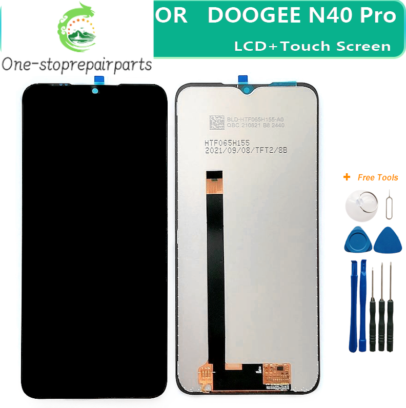 6.52 inch Original For Doogee N40 Pro LCD Display And Touch Screen Digitizer Assembly Repair LCD Part For Doogee N40Pro LCD+TOOL Doogee phone repair parts