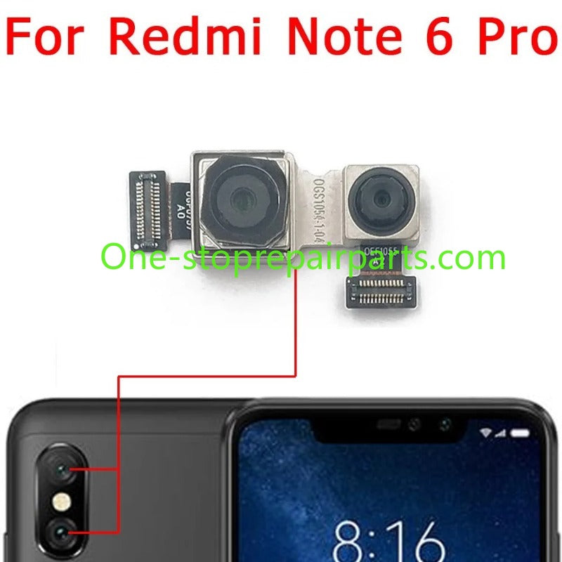 Rear Back Camera Lens For Xiaomi Redmi Note 8 Pro 8T 5 5A 6 7 Camera Module Backside View Xiaomi phone repair parts