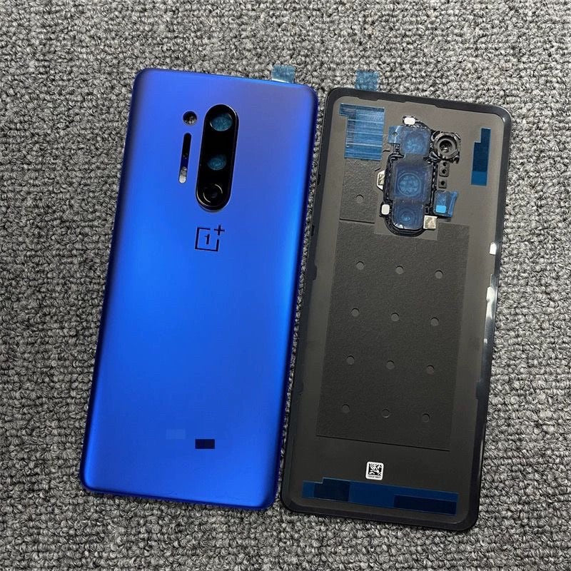 AAA+ quality For OnePlus Back Battery Cover Door Rear Glass Oneplus 8 8T 8Pro Battery Cover  Case With Camera Lens OnePlus phone repair parts