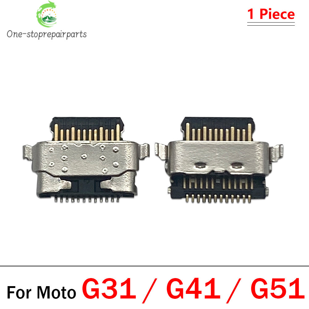 USB Charging Port Connector Charge Socket Dock For Moto G04 G14 G22 G32 G62 G31 G51 G52 G13 G23 G53 G54 G10 G20 G30 G50 G60 G60s Motorola phone repair parts