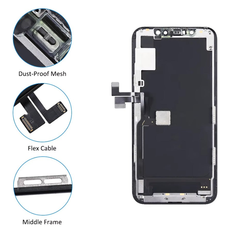 AAA+ OLED For iPhone X XR XS Max LCD Display 11 Pro Max 12 Pro 13mini Digitzer Assembly For iPhone 13 Pro Max LCD Touch Screen iPhone phone repair parts