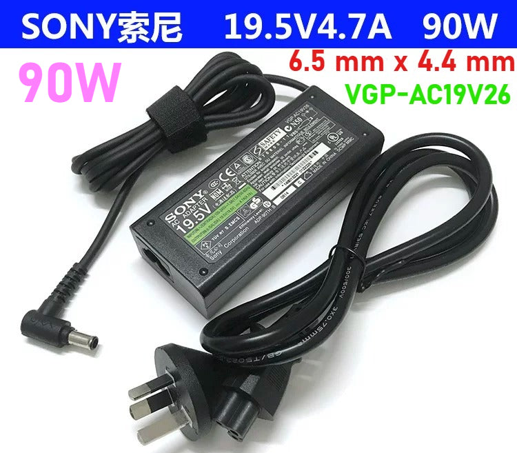 Genuine VGP-AC19V26 19.5V 3.9A to 4.7A 6.5 mm x 4.4 mm  Charger AC Adapter For Sony VAIO laptop VAIO Z CR series Charging Power supply Sony laptop repair parts