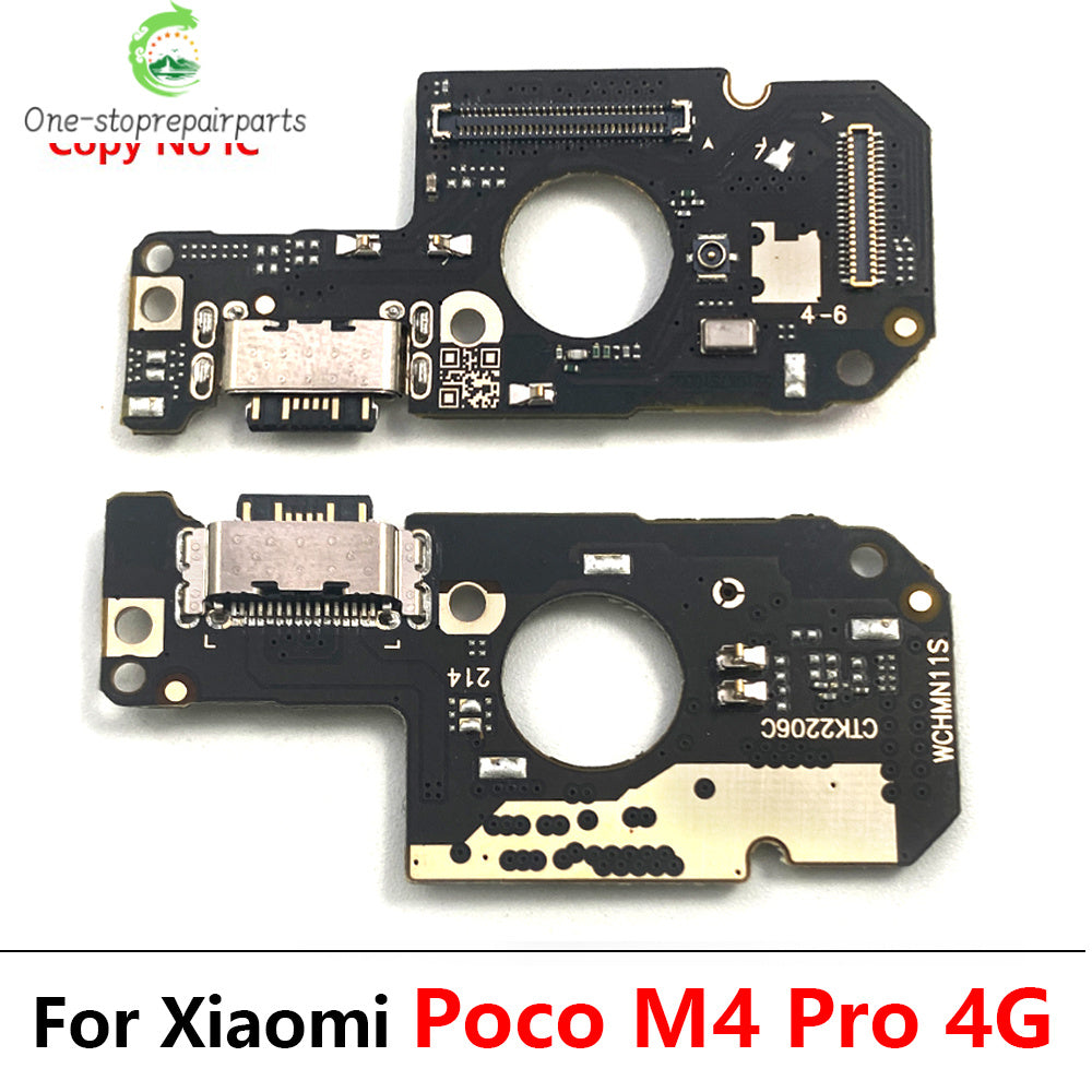 USB Port Charger Dock Connector Charging Board FLex Cable For Xiaomi Poco F1 F2 Pro F3 X3 X4 M3 M4 Pro 4G 5G Mic Microphone  Xiaomi  Xiao mi phone repair parts