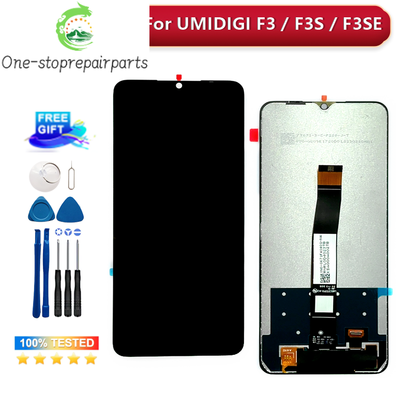 100% Original 6.7 Inch LCD Display For UMIDIGI F3 F3S F3SE F3 5G + Touch Screen Digitizer Assembly Digitizer Other brand Phone repair parts