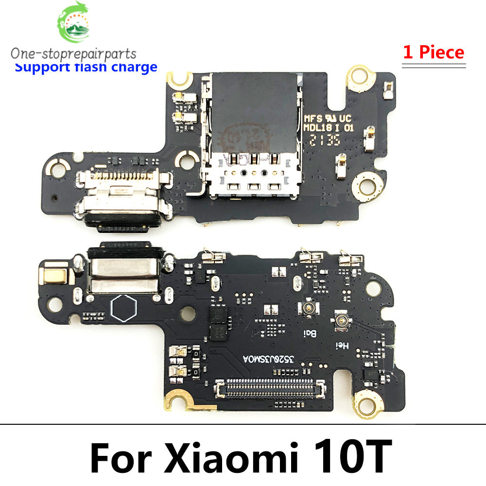 10Pcs,Dock Connector USB Charger Charging Port Flex Cable Board For Xiaomi Mi 9T 10 10T 11 11T 12 12T 13 13T Lite Pro A1 A2 Lite  Xiaomi  Xiao mi phone repair parts