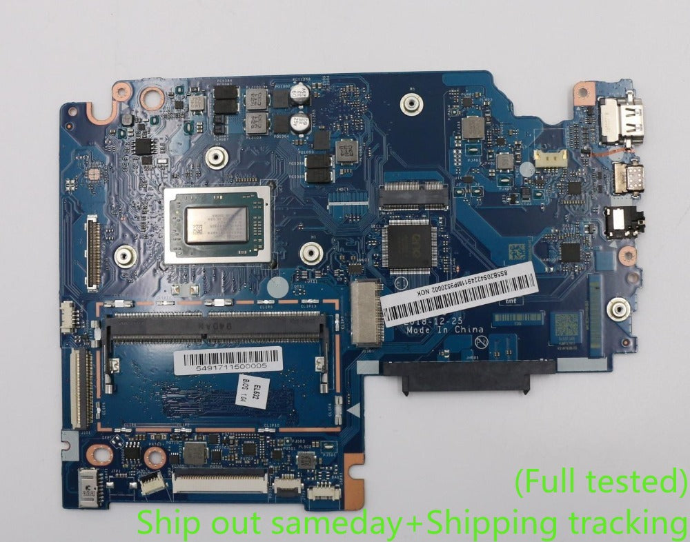 LA-H131P Motherboard For Lenovo ideapad S340-14API S340-15API 5B20S42246 5B20S42253 5B20S42444 5B20S42249 AMD R3 R5 R7 CPU 4GB-RAM