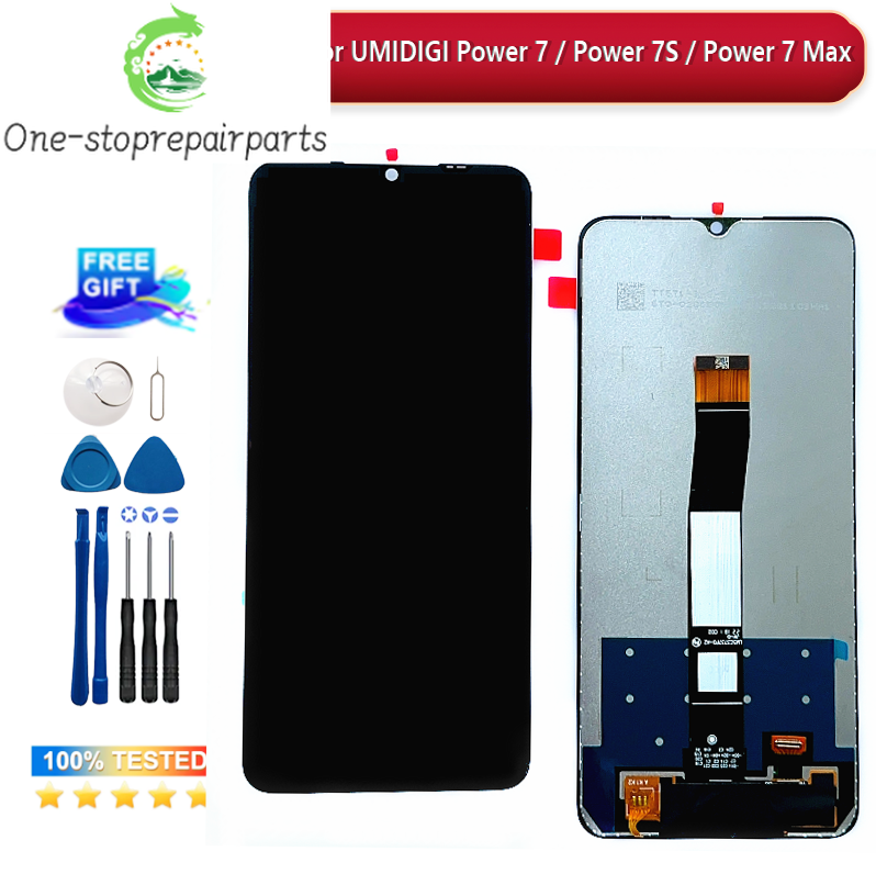 Original New 6.7 Inch For UMIDIGI Power 7 Power 7S Power 7 Max LCD Display + Touch Screen Display Component Replacement Other brand Phone repair parts