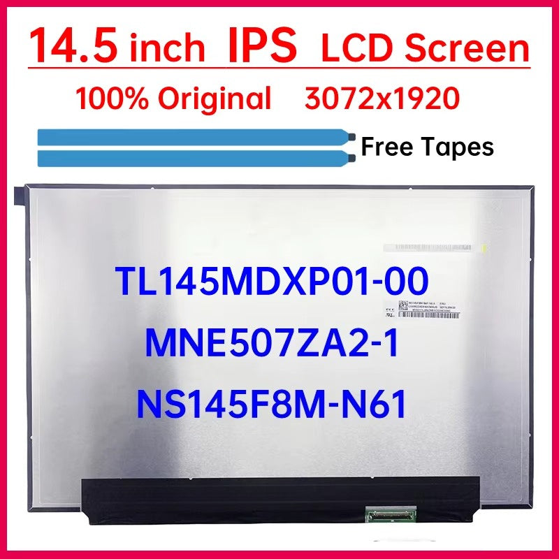 14.5" Laptop LCD Screen NS145F8M N61 NS145F8M-N61 TL145MDXP01-00 MNE507ZA2-1 Display Matrix Panel Replacement 3072x1920 No-Touch Laptop screen replacement