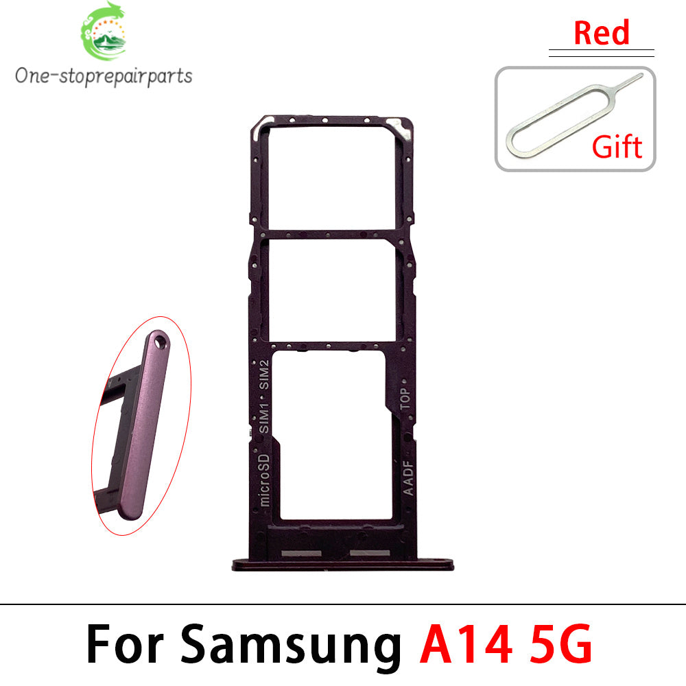 SIM Card Slot SD Card Tray Holder Adapter For Samsung A13 A14 4G 5G Replacement Spare Parts Samsung phone repair parts
