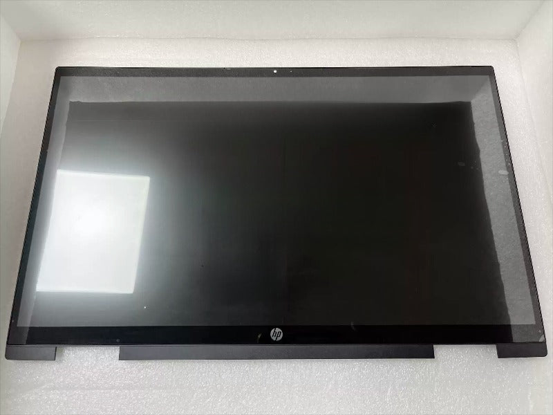 15.6 Inch hinge up Touch Screen For HP Pavilion x360 15T-ER 15-ER TPN-W147 15-ER1008CA 15-ER1010CA 15-ER1020CA N57576-001 M45118-001 LCD Display Digitizer With Frame Assembly  FHD 1920x1080 HP laptop repair parts