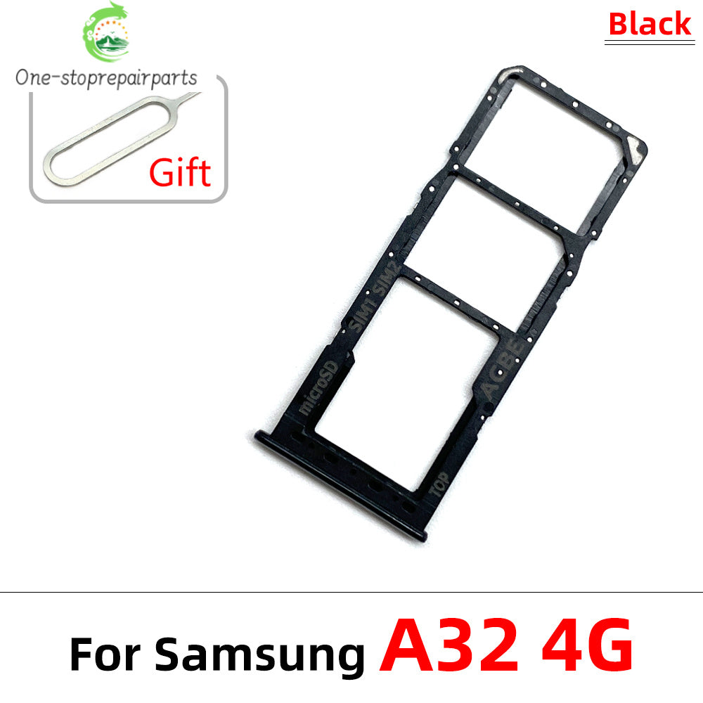 SIM Card Tray Slot Holder Adapter Accessories For Samsung A22 A32 4G 5G Replacement Spare Parts Samsung phone repair parts