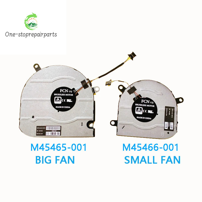 New Original LAPTOP CPU Cooling Fan FOR HP ENVY X360 15 15M-EU 15M-ES TPN-W149 TPN-W150 M45465-001 M45466-001  HP laptop repair parts