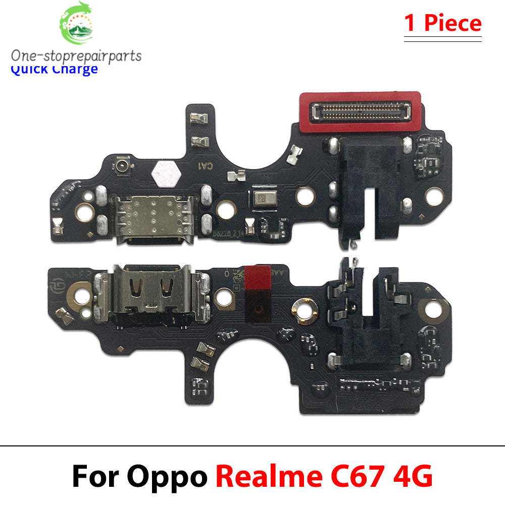 USB Charger Charging Dock Port Connector Flex Cable For OPPO Realme C31 C25 C35 C55 C65 C51 C61 C71 C53 C63 C73 C67 C21 4G 5G Realme phone repair parts