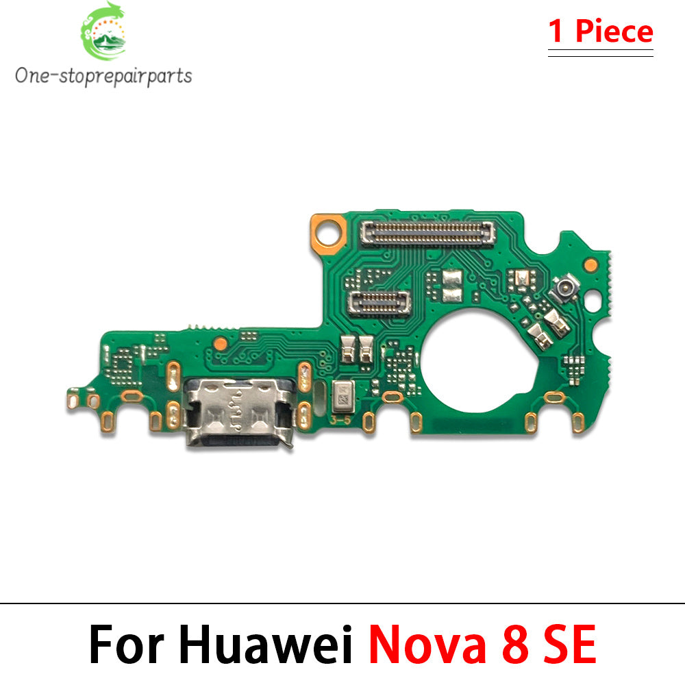 USB Charging Charger Port Dock Connector Flex Cable Microphone For Huawei Nova 2 Plus 2S 3 3i 3e 4 4e 5 5i 7 8 9 10 Pro 5G SE Huawei phone repair parts