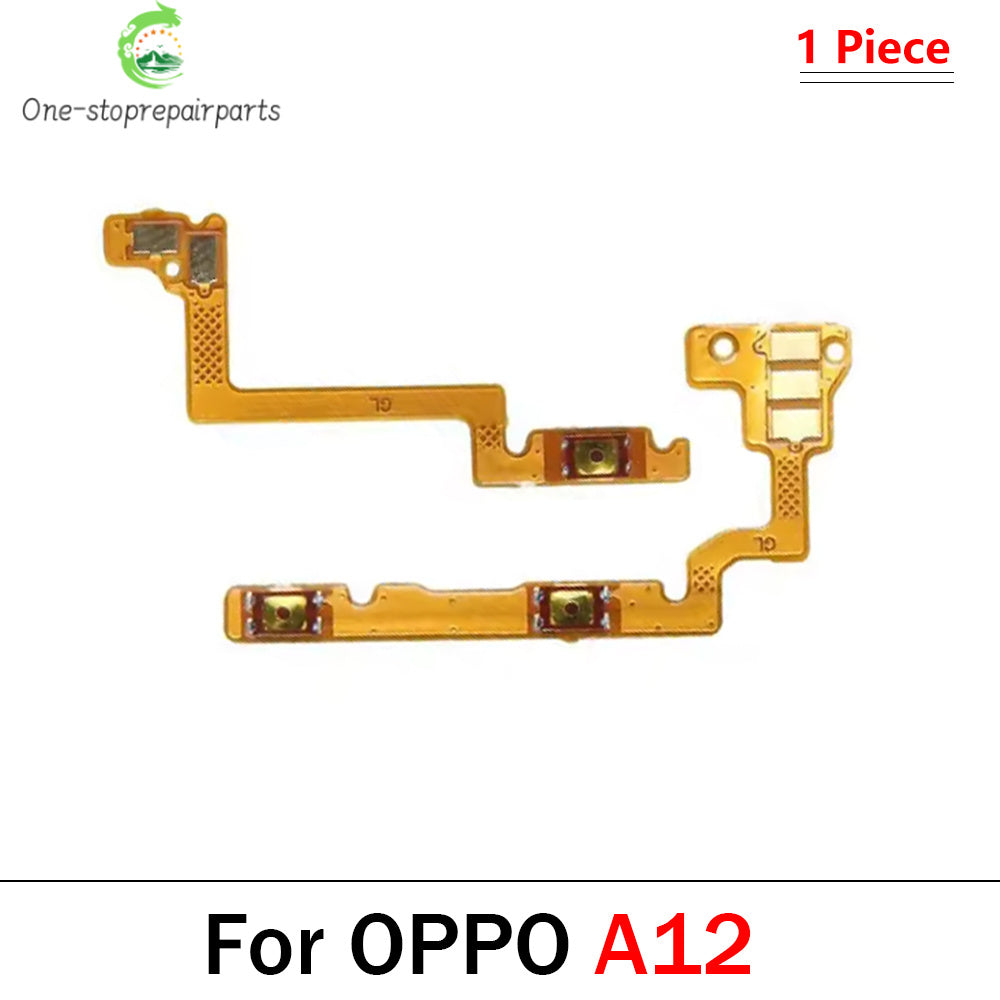 New Power on off Volume Key Button Flex Cable For OPPO A12 A15 A16 A52 A53 A54 A55 A57 A72 A73 A74 A93 A94 A95 A96 4G 5G OPPO phone repair parts
