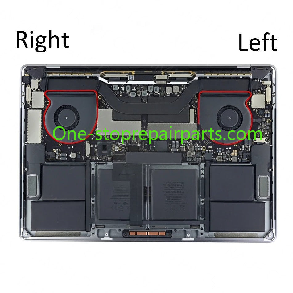New Laptop A1707 CPU Cooler Cooling Fan Set for Macbook Pro Retina 15" A1707 Left Fan Right Fan Pair Set 2016 2017 Year Macbook repair parts