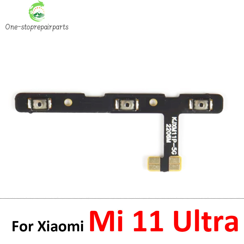 Power on off Volume Key Button Flex Cable For Xiaomi Mi 11 11T 12 12T 12s 13 14 Pro Lite 12s Ultra  Xiaomi  Xiao mi phone repair parts