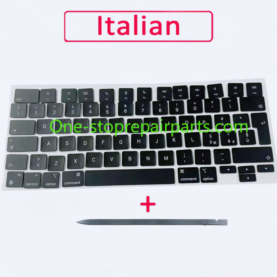 Laptop A2442 A2485 A2779 A2780 A2918 A2992 A2991 Keycaps Keys Key Cap Set for Macbook Pro M1 M2 M3 14" 16" Keyboard Repair Kit Macbook repair parts