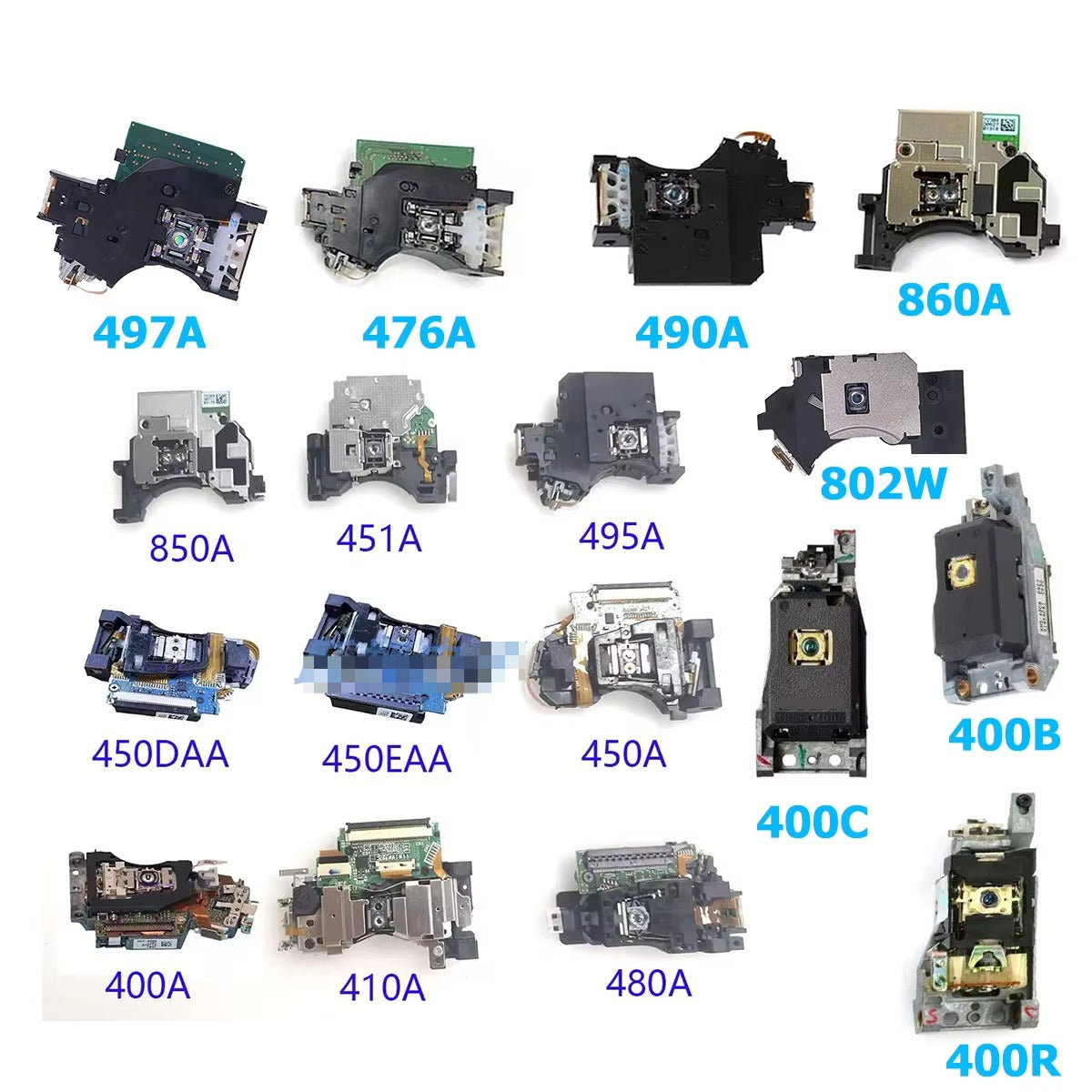 Optical Laser Head for PS4 Laser Lens for PS5 KES-497A 496A 490A 860A 850A 495A 450A 451A 480A 410A 400B 400C 400R 802W for PS2  Game console repair parts
