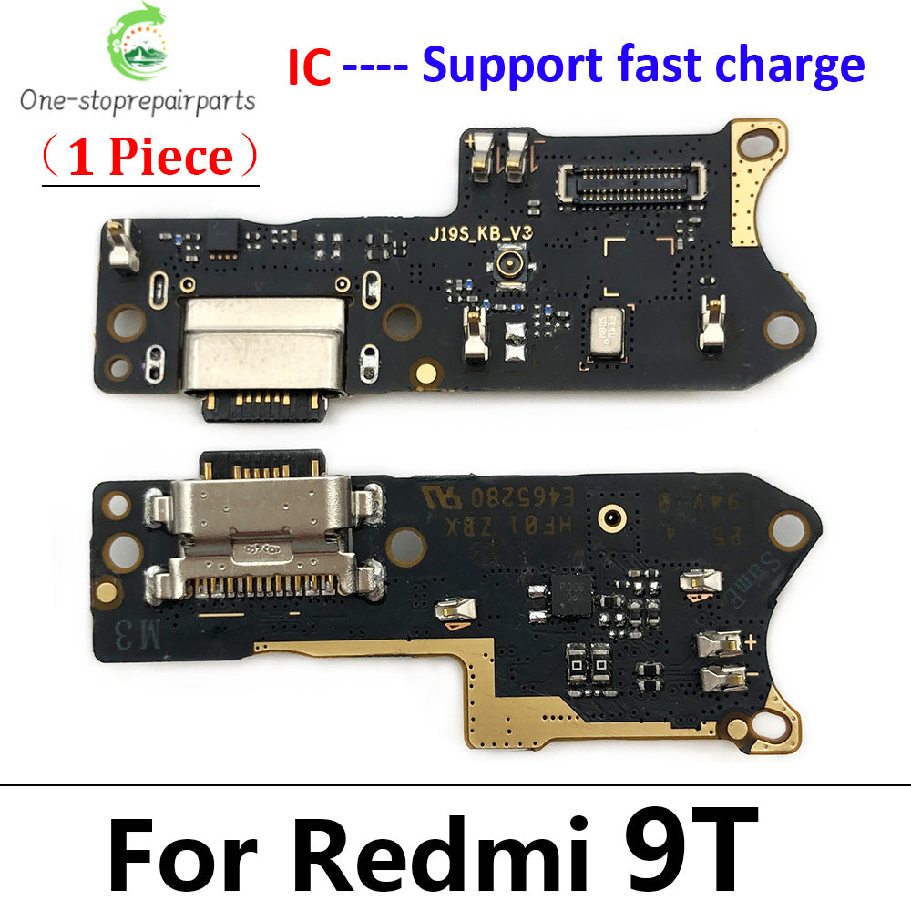 New USB Charging Port Board Flex Cable Connector For Xiaomi Redmi 8 8A 9 9C 9A 9T 10C 12C 10A 10 12 12C 13C 13 4G 5G Microphone Xiaomi  Xiao mi phone repair parts