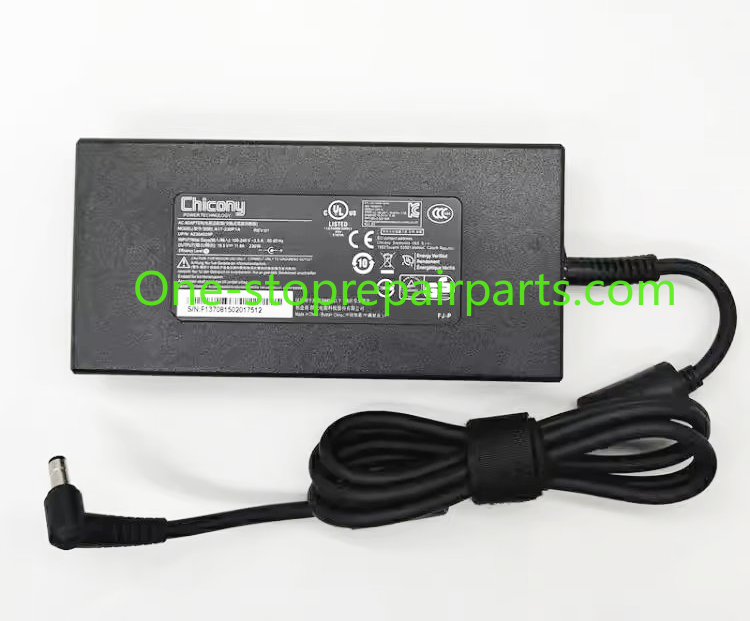 A17-180P4B 180W 4.5*3.0 5.5x2.5mm Chicony AC adapter for MSI Pulse GL66 GL76 Katana GF66 GF76 Crosshair 15/17 Sword 15/17 GF75 Thin 10UE GF65 10UE