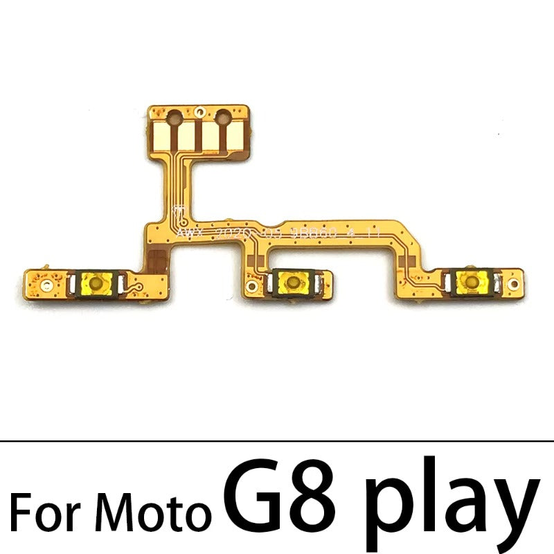50Pcs, Volume Button Power Switch On Off Button Flex Cable For Motorola Moto G5 G6 G8 G7 G9 Plus Play Power Lite Motorola phone repair parts