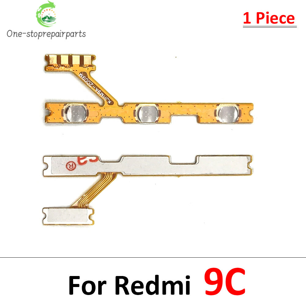 New For Xiaomi Redmi 9 10 9A 8 8A 10A 10C 12C 9C 9T 12 13 13C 14C 15 15C Power Volume Button Key Flex Cable Repair Parts  Xiaomi  Xiao mi phone repair parts