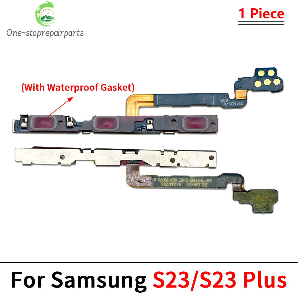 OEM Power On Off Volume Button Flex Cable For Samsung S25 S24 S23 S22 Plus Ultra S24 Fe S23 Fe With Waterproof Samsung phone repair parts