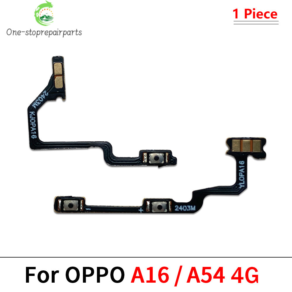 New Power on off Volume Key Button Flex Cable For OPPO A12 A15 A16 A52 A53 A54 A55 A57 A72 A73 A74 A93 A94 A95 A96 4G 5G OPPO phone repair parts