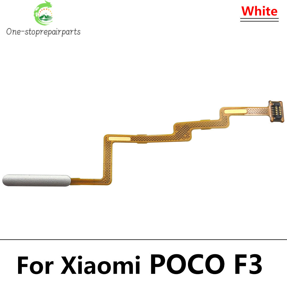 New Fingerprint Scanner For Xiaomi Poco M3 F3 X3 GT Pro Home Button Fingerprint Menu Return Key Sensor Flex Cable For Redmi 9T  Xiaomi  Xiao mi phone repair parts