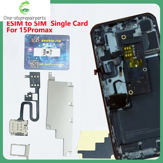 New Ultra Thin US Version ESIM Conversion to SIM  Single Card MEP Flex Cable For iPhone 15Pro 15 Pro Max Support DB IC Repairing Professional Repair Tools