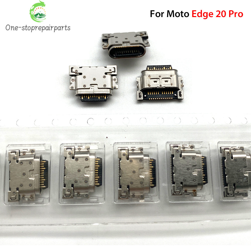 10Pcs, Micro USB Connector Charging Port Jack Plug For Moto Edge 20 30 40 50 Neo E6 E6s E7 E13 E14 E20 E30 E32 E22 Plus Play Motorola phone repair parts
