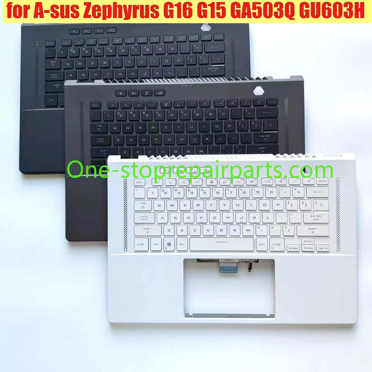 Cover case for Asus Zephyrus G16 G15 GA503Q GU603H GA503QM GA503QS GU603HM Keyboard C Case upper palmrest topcase keyboard shell ASUS laptop repair parts