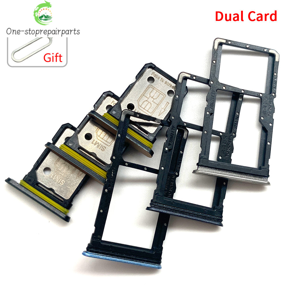 New For OPPO Realme 10 10s 11 12 Pro Plus 4G 5G SIM Card Tray Slot Holder Adapter Accessories Realme phone repair parts