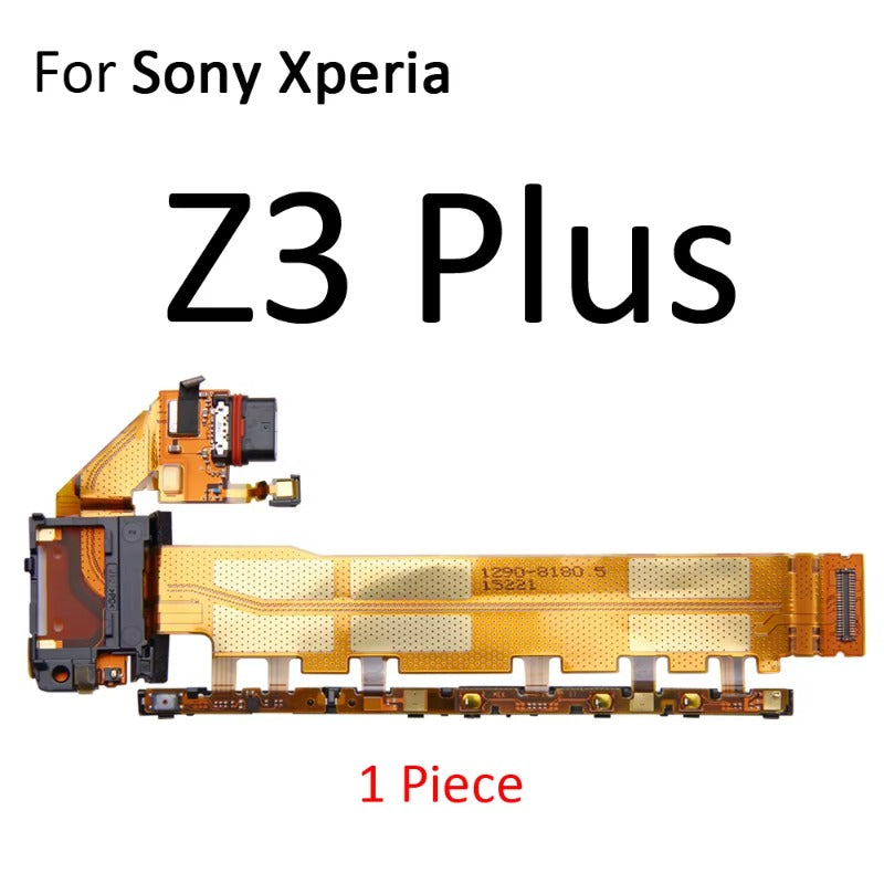 Power Charging Connector Plug Port Dock Board Flex Cable For Sony Xperia XA X M5 M4 E5 Z3 Z4 Z5 Compact Premium Plus Performance Sony phone repair parts
