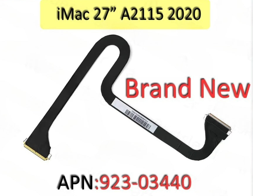 New 2020 A2115 LCD DisplayPort Cable for iMac 27 inch 5K A2115 Retina LVDs LCD Screen Display Cable PN: 923-03440 iMac repair parts