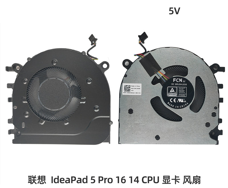 (Shipping fee not include)适用于forLenovo  IdeaPad 5 Pro 16 14 笔记本风扇 CPU 显卡 散热风扇