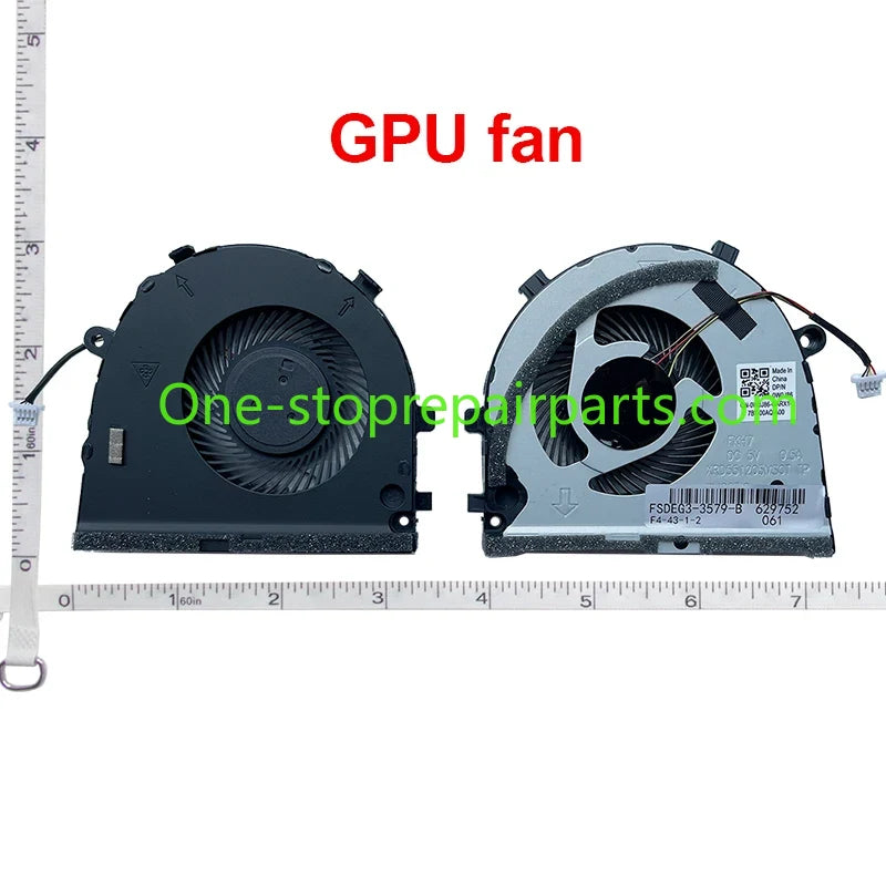 New laptop CPU GPU cooling fan for Dell G3-3779 3776 G3-3579 G3-3590 G5-5500 G5-5505 G3-3500 Dell laptop repair parts