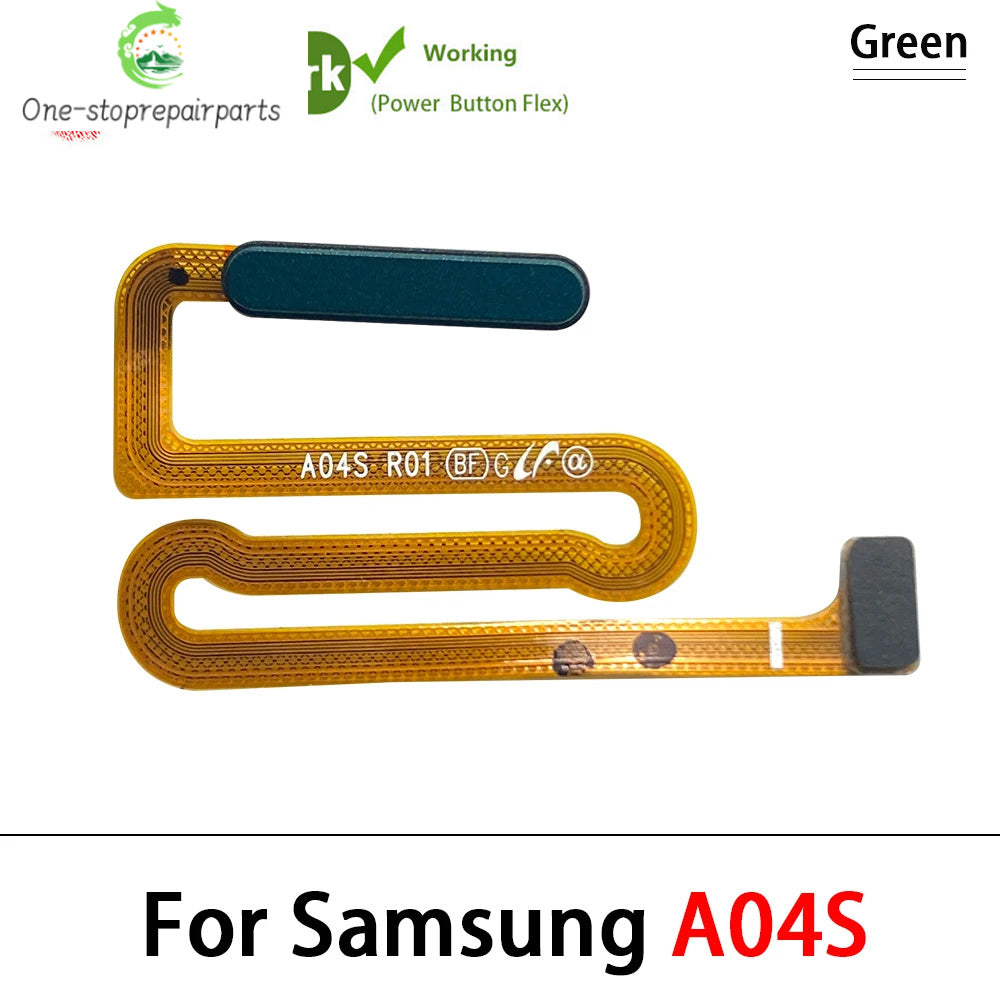 New For Samsung A03S A037F A04s A047F A05s A057F Fingerprint Sensor Home Return Key Menu Button Flex Cable Samsung phone repair parts